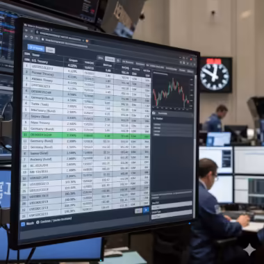 Trading dashboard preview